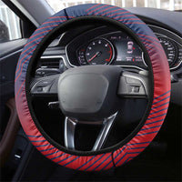 Dominican Republic 2026 Baseball Steering Wheel Cover Coat Of Arms Gradient Style - Wonder Print Shop