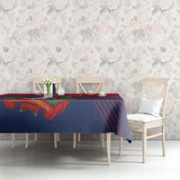 Dominican Republic 2026 Baseball Tablecloth Coat Of Arms Gradient Style - Wonder Print Shop