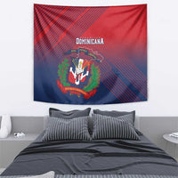 Dominican Republic 2026 Baseball Tapestry Coat Of Arms Gradient Style - Wonder Print Shop