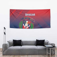 Dominican Republic 2026 Baseball Tapestry Coat Of Arms Gradient Style - Wonder Print Shop