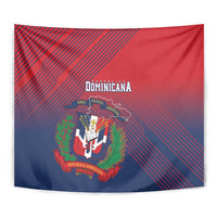 Dominican Republic 2026 Baseball Tapestry Coat Of Arms Gradient Style - Wonder Print Shop