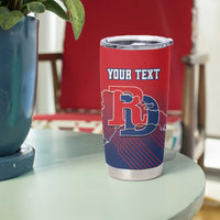Dominican Republic 2026 Baseball Custom Tumbler Cup Coat Of Arms Gradient Style - Wonder Print Shop