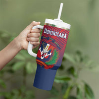 Dominican Republic 2026 Baseball Custom Tumbler With Handle Coat Of Arms Gradient Style - Wonder Print Shop