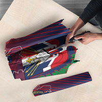 Dominican Republic 2026 Baseball Umbrella Coat Of Arms Gradient Style - Wonder Print Shop