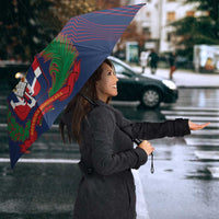 Dominican Republic 2026 Baseball Umbrella Coat Of Arms Gradient Style - Wonder Print Shop