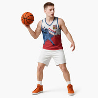 Czech Republic 2026 Baseball Custom Basketball Jersey Come On Cesko Flag Style - Wonder Print Shop
