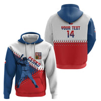 Czech Republic 2026 Baseball Custom Hoodie Come On Cesko Flag Style - Wonder Print Shop