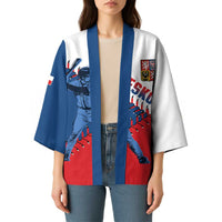 Czech Republic 2026 Baseball Custom Kimono Come On Cesko Flag Style - Wonder Print Shop