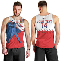 Czech Republic 2026 Baseball Custom Men Tank Top Come On Cesko Flag Style - Wonder Print Shop