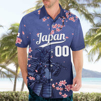 Japan 2026 Baseball Custom Hawaiian Shirt Come On Samurai Sakura Pattern - Wonder Print Shop