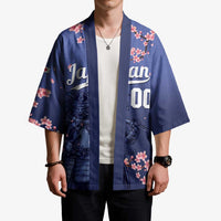 Japan 2026 Baseball Custom Kimono Come On Samurai Sakura Pattern - Wonder Print Shop
