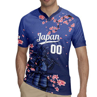 Japan 2026 Baseball Custom Rugby Jersey Come On Samurai Sakura Pattern - Wonder Print Shop