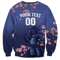 Japan 2026 Baseball Custom Sweatshirt Come On Samurai Sakura Pattern - Wonder Print Shop