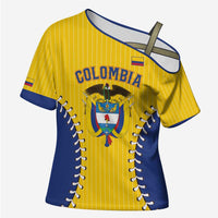 Colombia 2026 Baseball Custom Cross Shoulder Shirt Go Champions Sporty Style - Wonder Print Shop