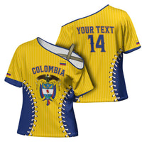 Colombia 2026 Baseball Custom Cross Shoulder Shirt Go Champions Sporty Style - Wonder Print Shop