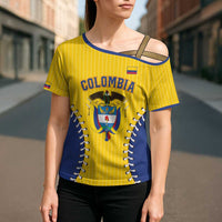 Colombia 2026 Baseball Custom Cross Shoulder Shirt Go Champions Sporty Style - Wonder Print Shop