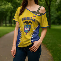 Colombia 2026 Baseball Custom Cross Shoulder Shirt Go Champions Sporty Style - Wonder Print Shop