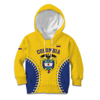 Colombia 2026 Baseball Custom Kid Hoodie Go Champions Sporty Style - Wonder Print Shop
