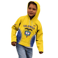 Colombia 2026 Baseball Custom Kid Hoodie Go Champions Sporty Style - Wonder Print Shop