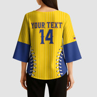 Colombia 2026 Baseball Custom Kimono Sleeve Blouse Go Champions Sporty Style - Wonder Print Shop