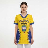 Colombia 2026 Baseball Custom Scrub Top Go Champions Sporty Style - Wonder Print Shop