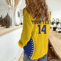 Colombia 2026 Baseball Custom Women Casual Shirt Go Champions Sporty Style - Wonder Print Shop