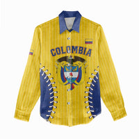 Colombia 2026 Baseball Custom Women Casual Shirt Go Champions Sporty Style - Wonder Print Shop