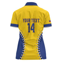 Colombia 2026 Baseball Custom Women Polo Shirt Go Champions Sporty Style - Wonder Print Shop
