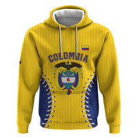 Colombia 2026 Baseball Custom Zip Hoodie Go Champions Sporty Style - Wonder Print Shop