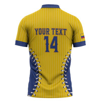 Colombia 2026 Baseball Custom Zipper Polo Shirt Go Champions Sporty Style - Wonder Print Shop