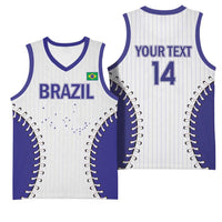 Brazil 2026 Baseball Custom Basketball Jersey Go Champions Sporty Style - Wonder Print Shop