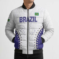 Brazil 2026 Baseball Custom Bomber Puffer Jacket Go Champions Sporty Style - Wonder Print Shop