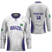 Brazil 2026 Baseball Custom Hockey Jersey Go Champions Sporty Style - Wonder Print Shop