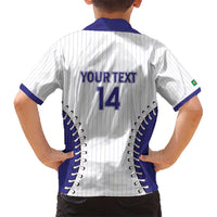 Brazil 2026 Baseball Custom Kid Hawaiian Shirt Go Champions Sporty Style - Wonder Print Shop