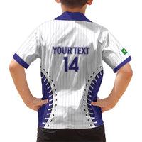 Brazil 2026 Baseball Custom Kid Hawaiian Shirt Go Champions Sporty Style - Wonder Print Shop