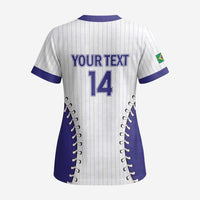 Brazil 2026 Baseball Custom Scrub Top Go Champions Sporty Style - Wonder Print Shop