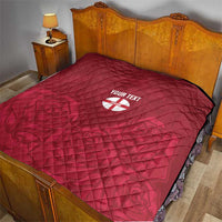 Custom England Rugby 2025 Quilt Go Champions Red Rose - Wonder Print Shop