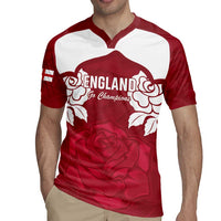 Custom England Rugby 2025 Rugby Jersey Go Champions Red Rose - Wonder Print Shop