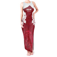Custom England Rugby 2025 Tank Maxi Dress Go Champions Red Rose - Wonder Print Shop