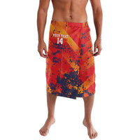 Spain 2026 Football Custom Lavalava Espana La Roja Grunge Style