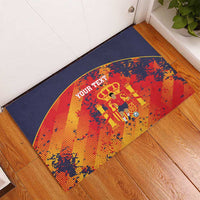 Spain 2026 Football Custom Rubber Doormat Espana La Roja Grunge Style