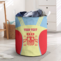 Spain 2026 Football Custom Laundry Basket Espana La Roja Sporty Style