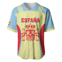 Spain 2026 Football Custom Baseball Jersey Espana La Roja Sporty Style