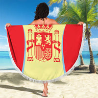 Spain 2026 Football Custom Beach Blanket Espana La Roja Sporty Style