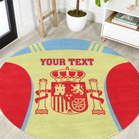 Spain 2026 Football Custom Round Carpet Espana La Roja Sporty Style