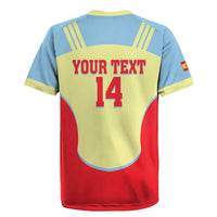 Spain 2026 Football Custom Rugby Jersey Espana La Roja Sporty Style