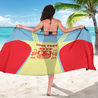 Spain 2026 Football Custom Sarong Espana La Roja Sporty Style