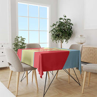 Spain 2026 Football Custom Tablecloth Espana La Roja Sporty Style