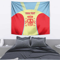 Spain 2026 Football Custom Tapestry Espana La Roja Sporty Style