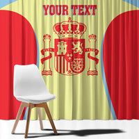 Spain 2026 Football Custom Window Curtain Espana La Roja Sporty Style